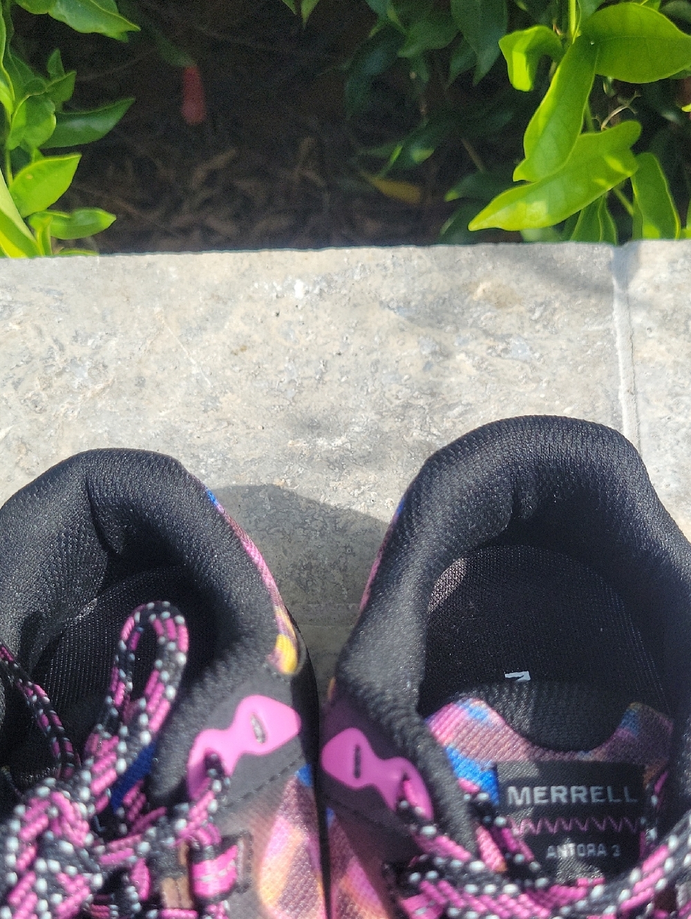 Merrell Women's Antora 3 Leopard Rainbow Hiking Shoe - Lightweight Trail Comfort - Picture 14 of 16